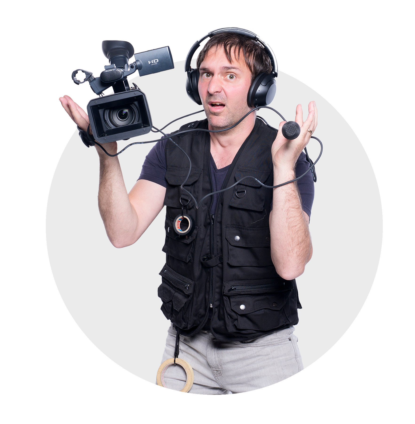 Rafael Luca Oliveira alias Sebastian Zürcher, Komiker, Filmcrew