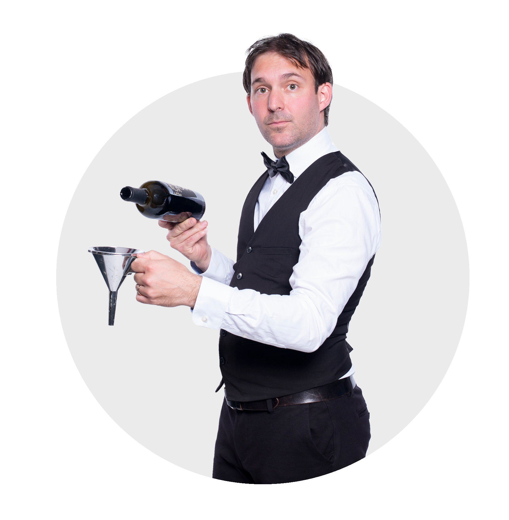 Rafael Luca Oliveira alias Sebastian Zürcher, Komiker, Kellner